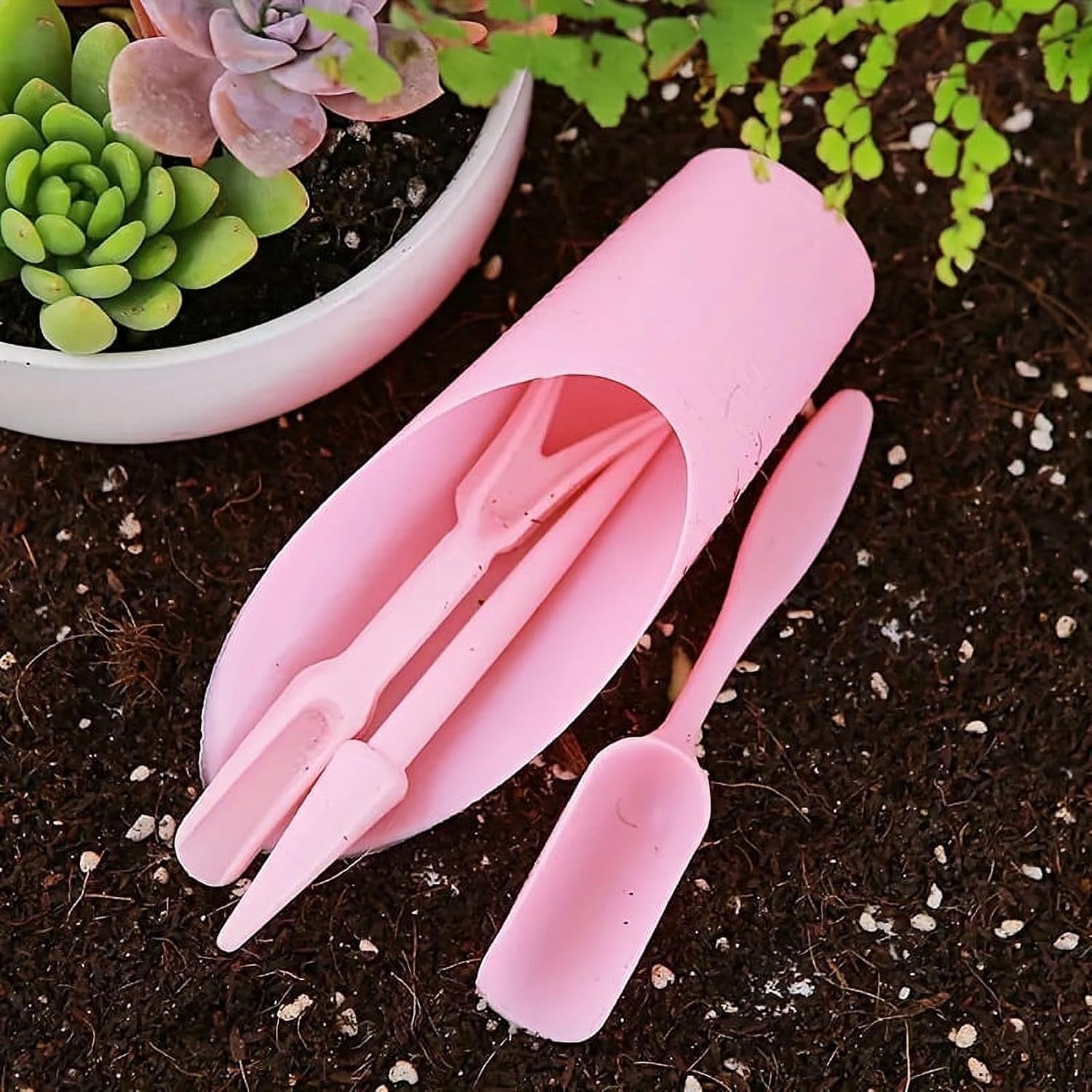 Mini Planting Tool Set — 4 Pieces, Pink